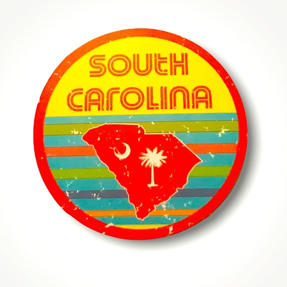 South Carolina Matte Finish PVC Removable Waterproof Decor Accent St… - Picture 2 of 13